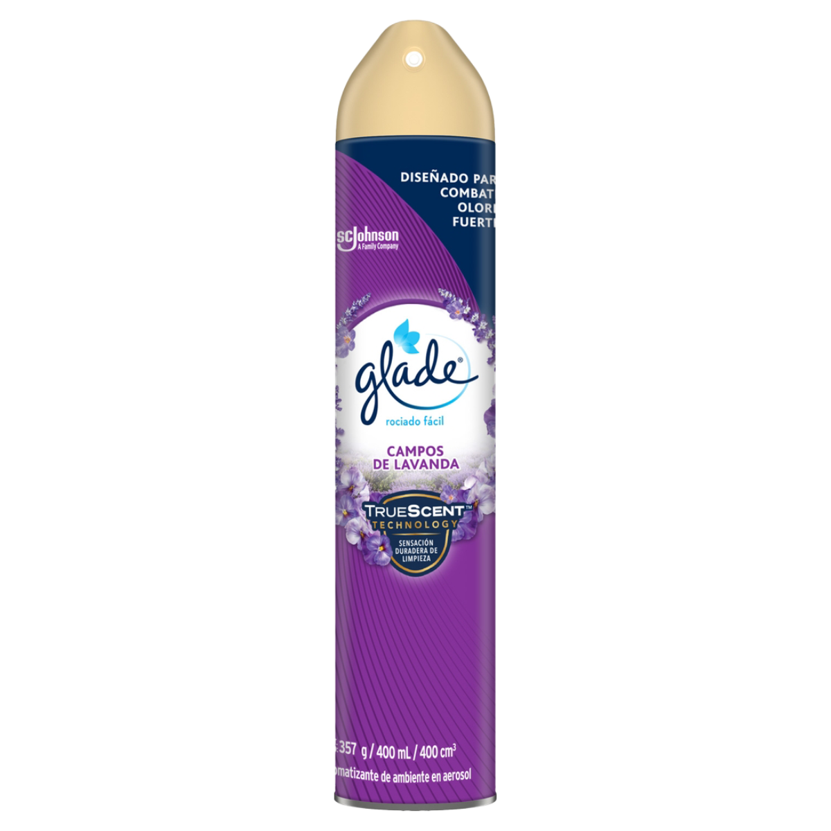 AROMATIZANTE GLADE CAMPOS DE LAVANDA 400 ML